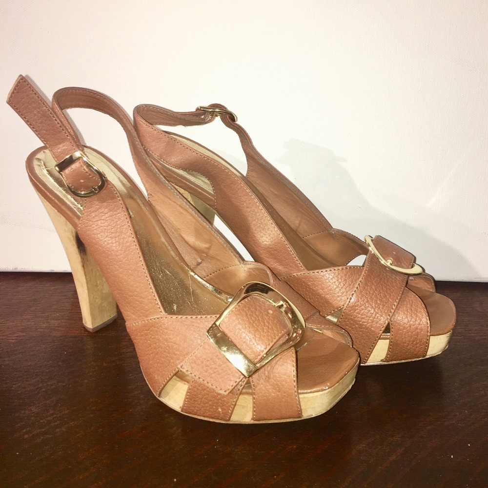 Steve Madden wood heels
